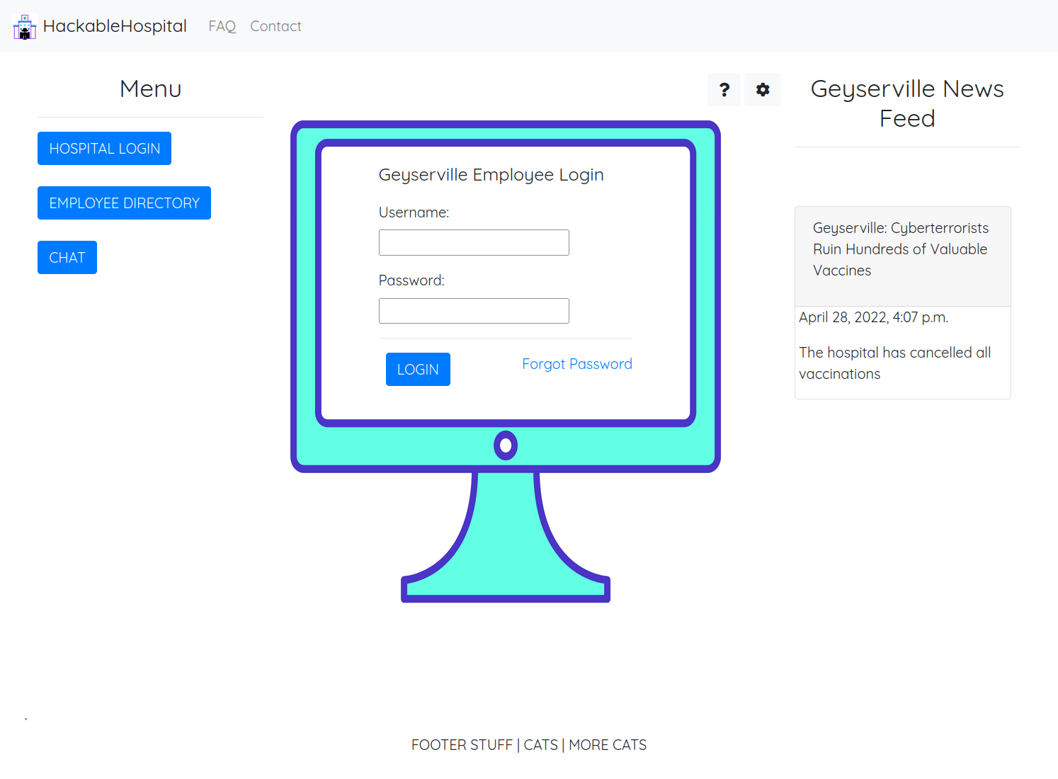 HackableHospital: an Interactive Healthcare Cybersecurity Simulation