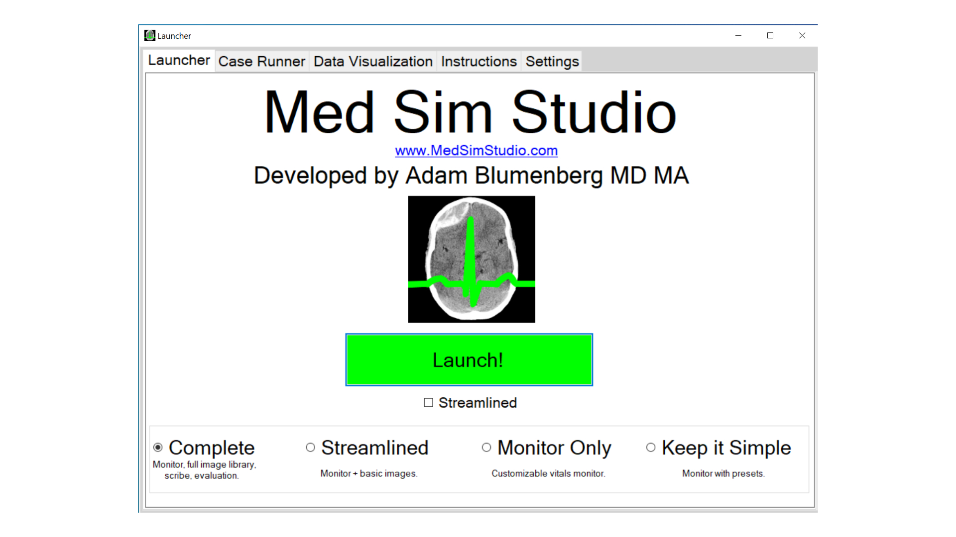 La simulación es para todos: Med Sim Studio